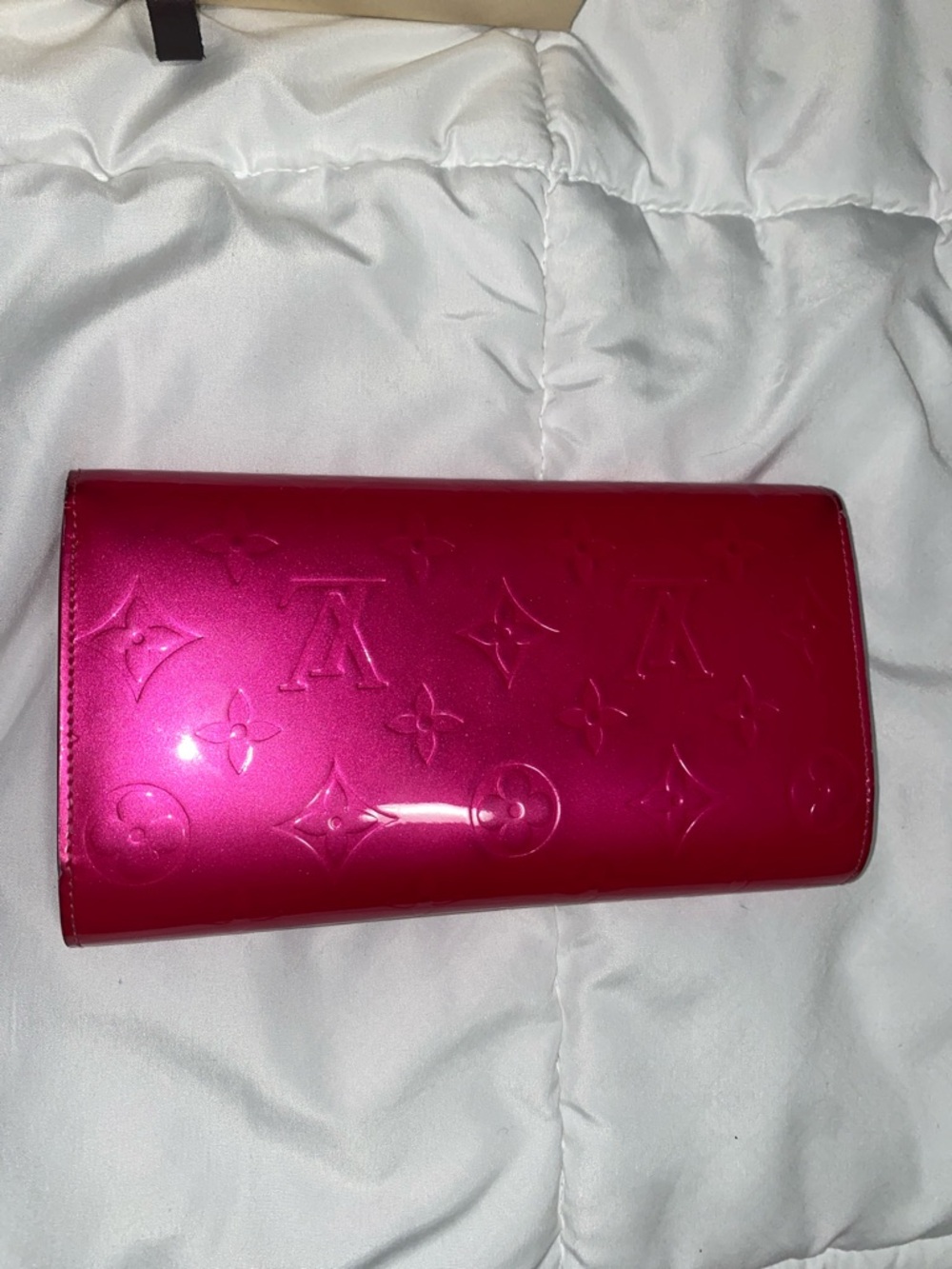 Louis Vuitton Fuchsia Vernis Monogram Continental Wallet - Picture 6 of 12